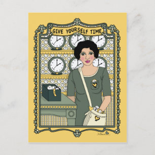 Geben Sie sich Zeit_C_ Postkarte