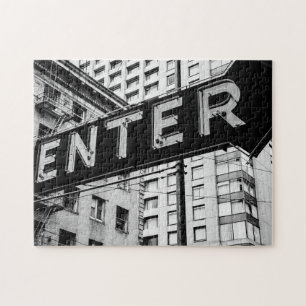 Geben Sie typografische Bild als Word-Text ein Puzzle