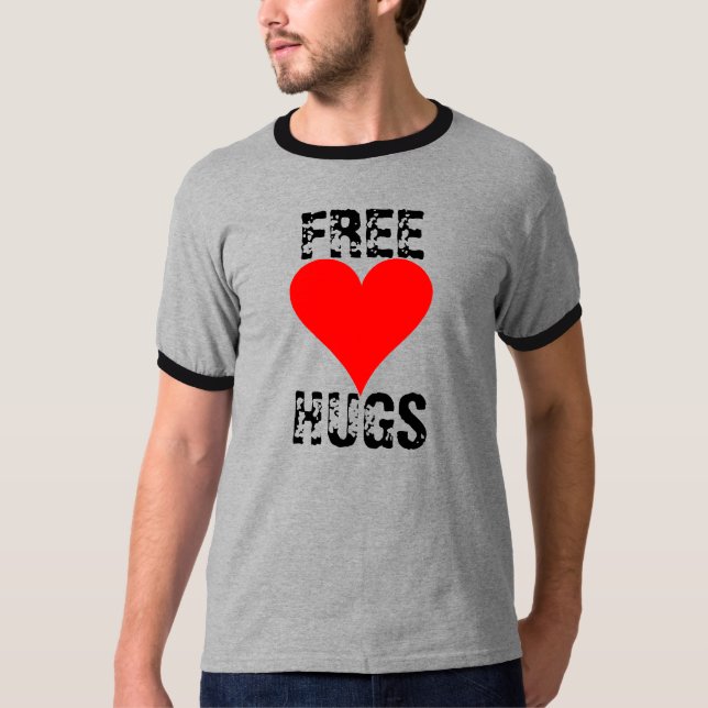Geben Sie Umarmungen frei T-Shirt (Vorderseite)