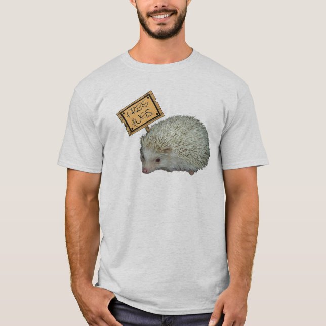 Geben Sie Umarmungs-Igel frei T-Shirt (Vorderseite)