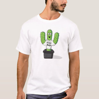 Geben Sie Umarmungs-Kaktus frei T-Shirt