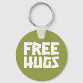 Geben Sie Umarmungs-Knopf Keychain frei Schlüsselanhänger