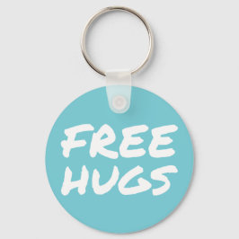 Geben Sie Umarmungs-Knopf Keychain frei Schlüsselanhänger