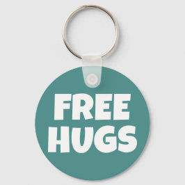 Geben Sie Umarmungs-Knopf Keychain frei Schlüsselanhänger