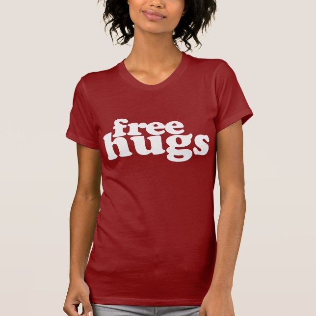 Geben Sie Umarmungs-T-Shirt frei T-Shirt (Vorderseite)