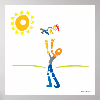 Geben Sie Vater Print - Happy Vatertag! Poster