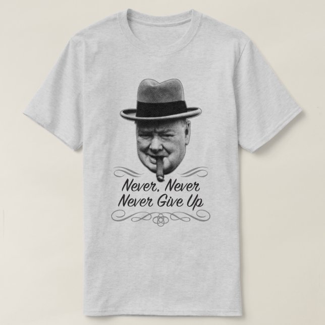 Geben Sie Winston motivierend T-Shirt des (Design vorne)