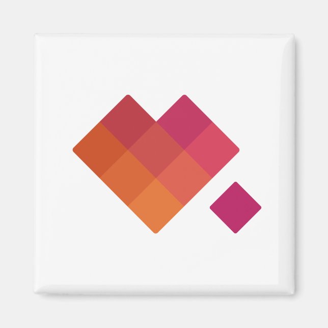 Geben, was wir logomark können magnet (Vorne)