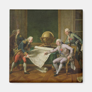 Gebende Anweisungen Louis XVI zum La Perouse Magnet
