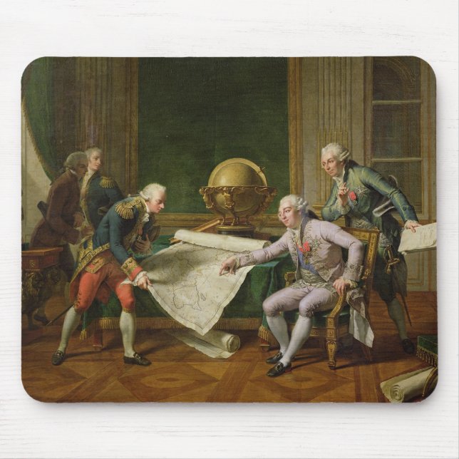 Gebende Anweisungen Louis XVI zum La Perouse Mousepad (Vorne)
