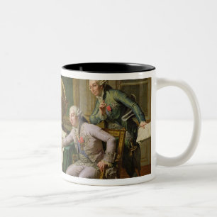 Gebende Anweisungen Louis XVI zum La Perouse Zweifarbige Tasse
