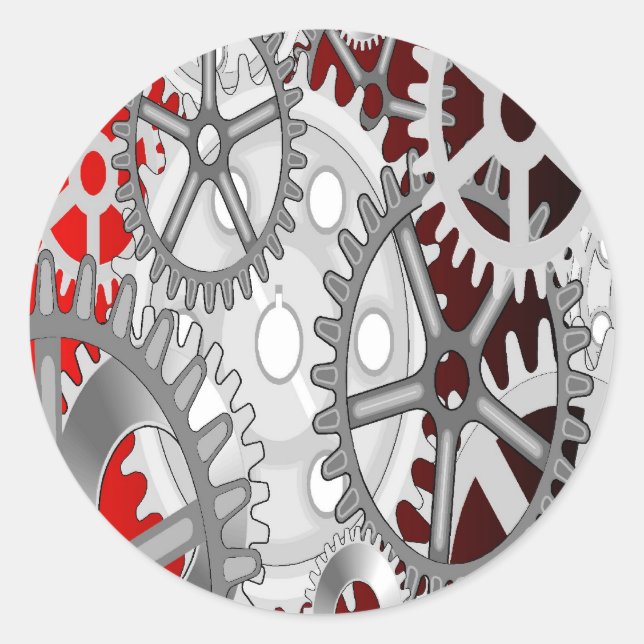 Geber Runder Aufkleber (Vorderseite)