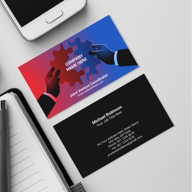 Geber | Unternehmen Fusionskontrolle Akquisitionsk Visitenkarte (Von Creator hochgeladen)