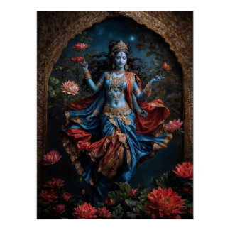 Geberin göttlicher Segnungen Kali Poster