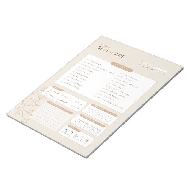 Gebeschäftigter jüdischer Mama Wöchentlicher Selbs Notizblock (angewinkelt)