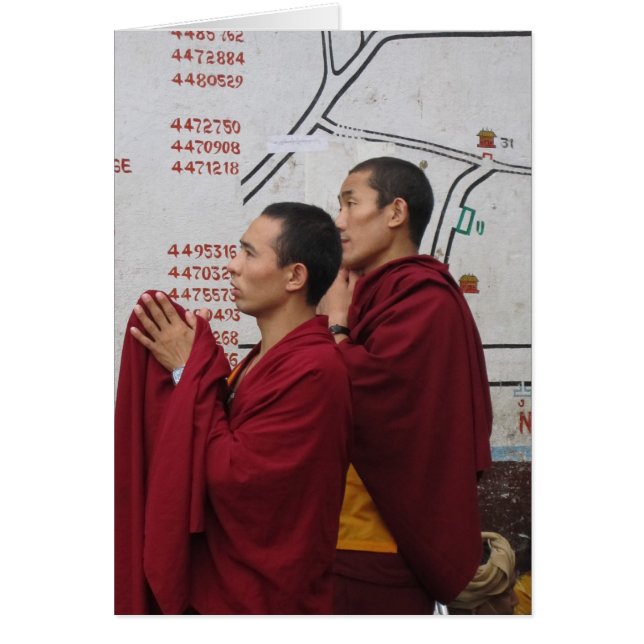 Gebet bei Boudha Stupa (Vorne)