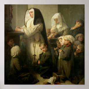 Gebet der Kinder, die an Ringwurm leiden Poster