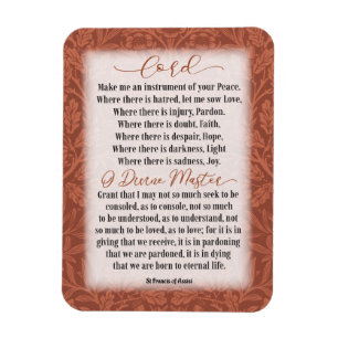 Gebet des Friedens - Heiliger Franziskus von Assis Magnet