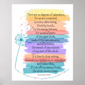 Gebet des Friedens Poster