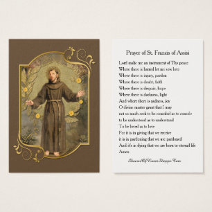 Gebet des Heiligen Franziskus von Assisi