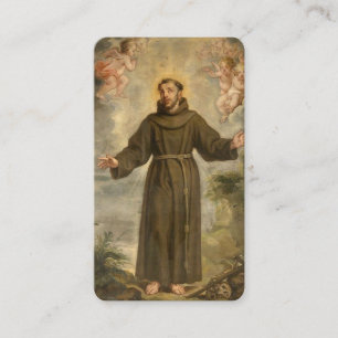 Gebet des Heiligen Franziskus von Assisi, Heilige Platzkarte