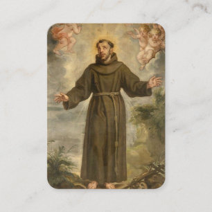 Gebet des Heiligen Franziskus von Assisi, Heilige Platzkarte