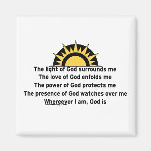 Gebet des Schutzes Magnet