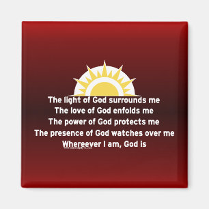 Gebet des Schutzes Magnet