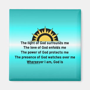 Gebet des Schutzes Magnet