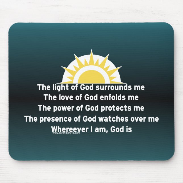 Gebet des Schutzes Mousepad (Vorne)
