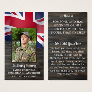 Gebet des Soldaten der britischen Armee