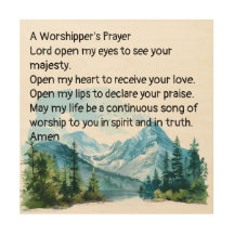 Gebet des Worshippers