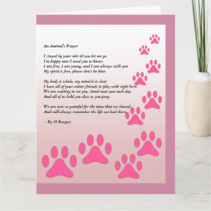 Gebet eines Tieres - Karte