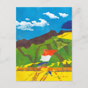 Gebet-Flaggen II Postkarte