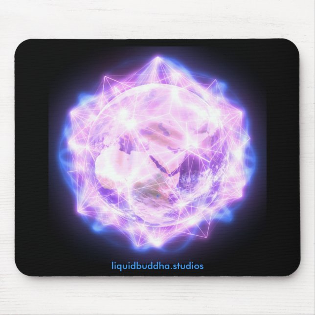 Gebet für Gaia mousepad, eingebrannt Mousepad (Vorne)