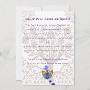 Gebet für göttliche Reinigung und Angleichung Einladung