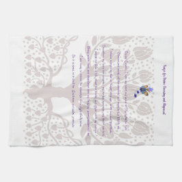 Gebet für göttliche Reinigung und Angleichung Geschirrtuch