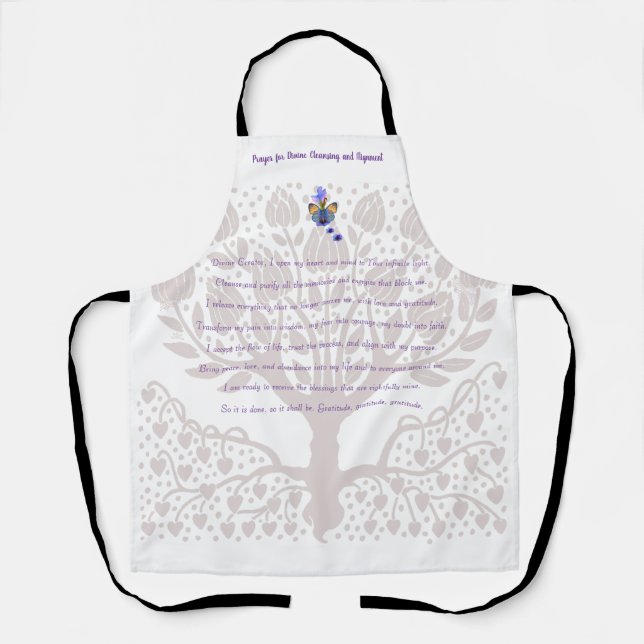 Gebet für göttliche Reinigung und Angleichung Schürze (Vorderseite)