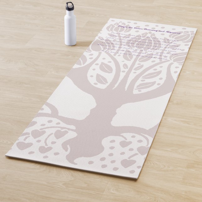 Gebet für göttliche Reinigung und Angleichung Yogamatte (Beispiel)