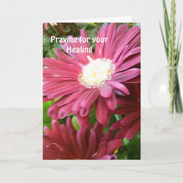 Gebet für Ihre Heilung Karte (Vorderseite)