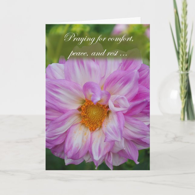 Gebet für Komfort Karte (Vorderseite)