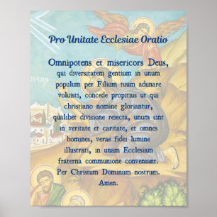 Gebet für Unity Print Poster