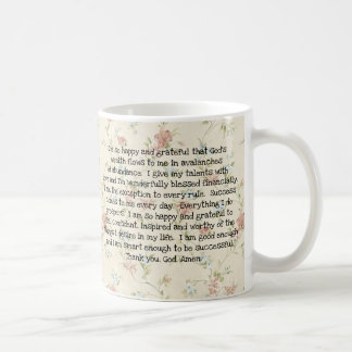 Gebet für Wohlstand und Fülle Kaffeetasse