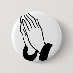 Gebet Hände Button