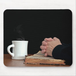 Gebet Hände in die Bibel Mousepad