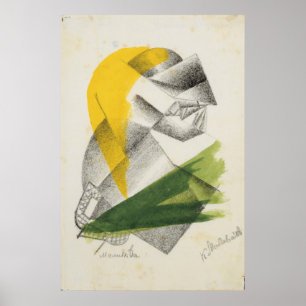 Gebet II, c.1913 (Lithograph) Poster