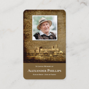 Gebet kardiert   Vintages sich fortbewegendes Visitenkarte