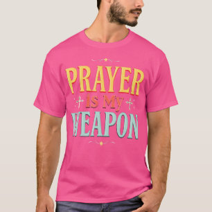 Gebet Krieger Christlich Glaube Religiösen Jesus T-Shirt