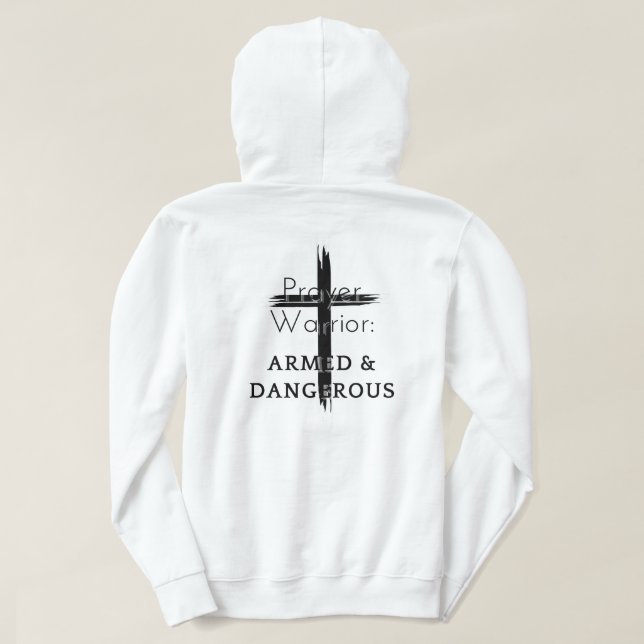 Gebet-Krieger Hoodie (Design Rückseite)