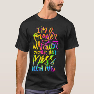 Gebet Krieger nicht mein Jesus Christus Bibel Reli T-Shirt